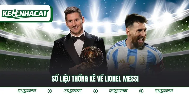 Số liệu thống kê về Lionel Messi chi tiết cho hội viên 8 Số liệu thống kê về Lionel Messi