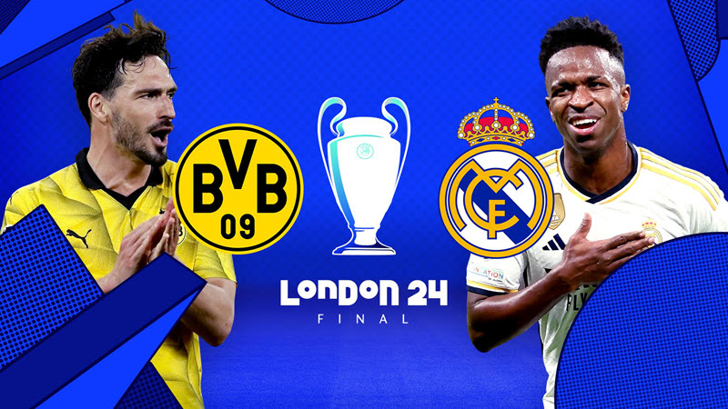 Link xem trực tiếp trận Borussia Dortmund vs Real Madrid